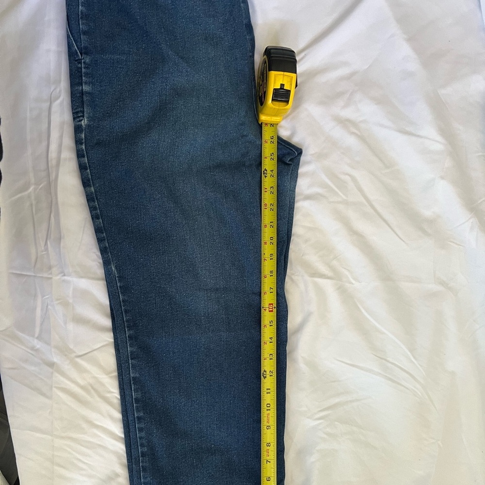 Elastic waist jeans, size 16.